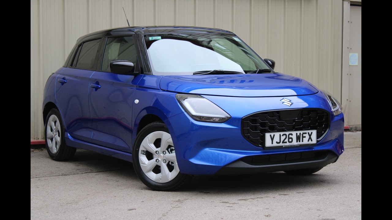 YJ26WFX 2026 Suzuki Swift Motion in Blue.
