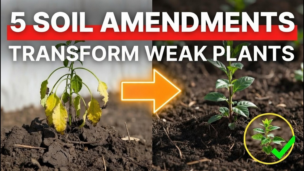 5 Soil Amendments That Transform Weak Plants Into Powerhouses