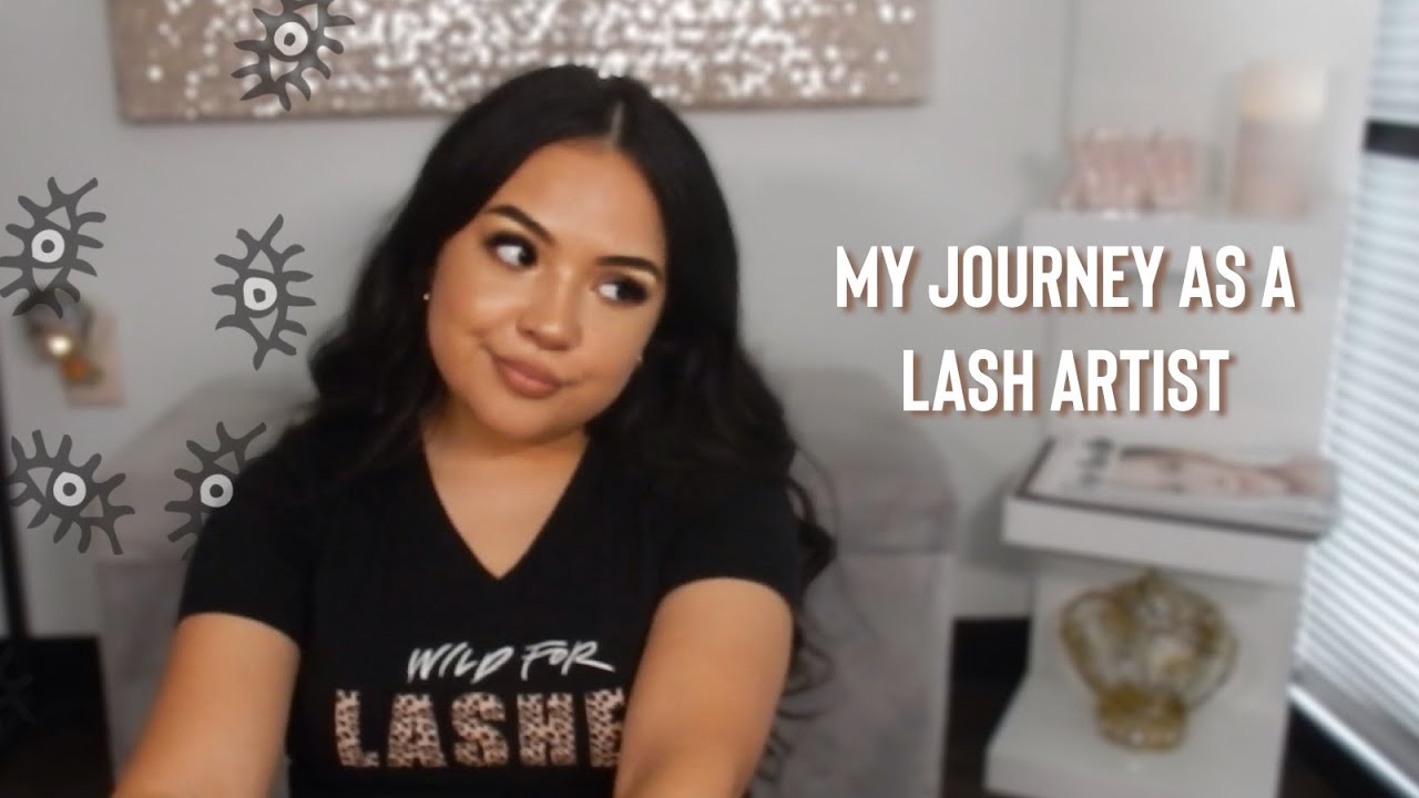 my journey in the eyelash extension industry | becoming a lash artist