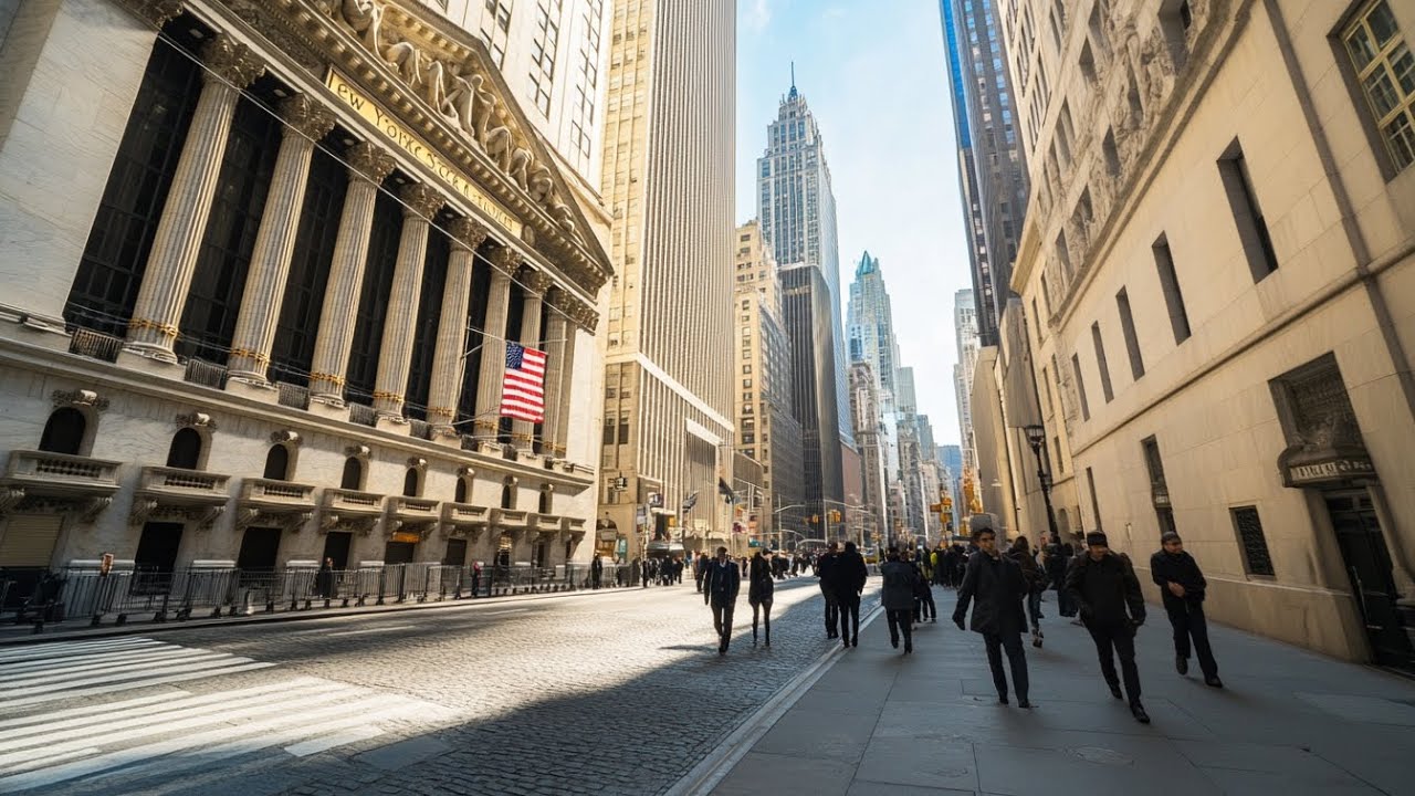 🗽 Wall Street to Brooklyn Bridge! NYC Walk w/ Greek Parade, Charging Bull & Hidden Gems [4K]