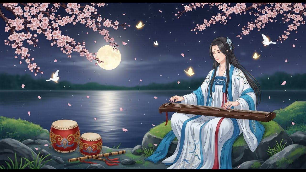 Guqin by Moonlight | A Chinese Dreamscape