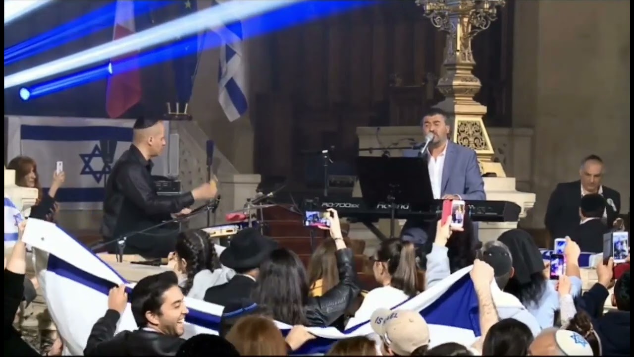 Daniel Levi à la synagogue de Paris 2016 