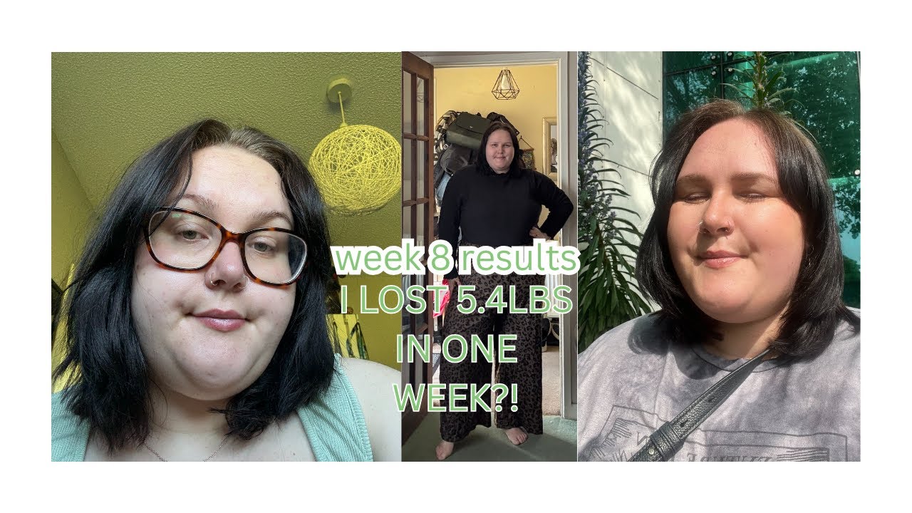 week 8 on mounjaro: I LOST 5.4LBS IN ONE WEEK?!