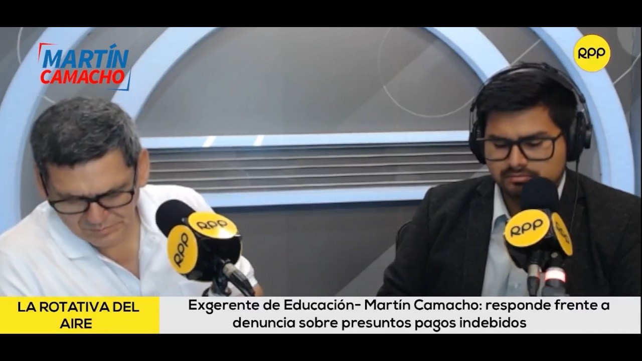 RPP entrevista a Julio Martin Camacho Paz sobre los presuntos pagos a su madre