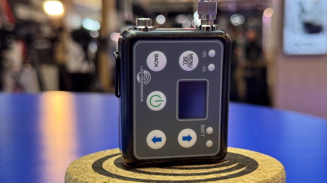Lectrosonics Introduces the DSSM Miniature Water-Resistant Digital Transmitter First Look
