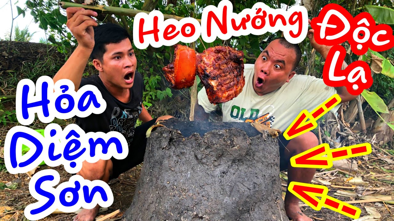 Thánh Xàm Lần Đầu Làm Lò Nướng Kiểu Hỏa Diệm Sơn Nướng Thịt Heo Kiểu Mới Ngon Cực