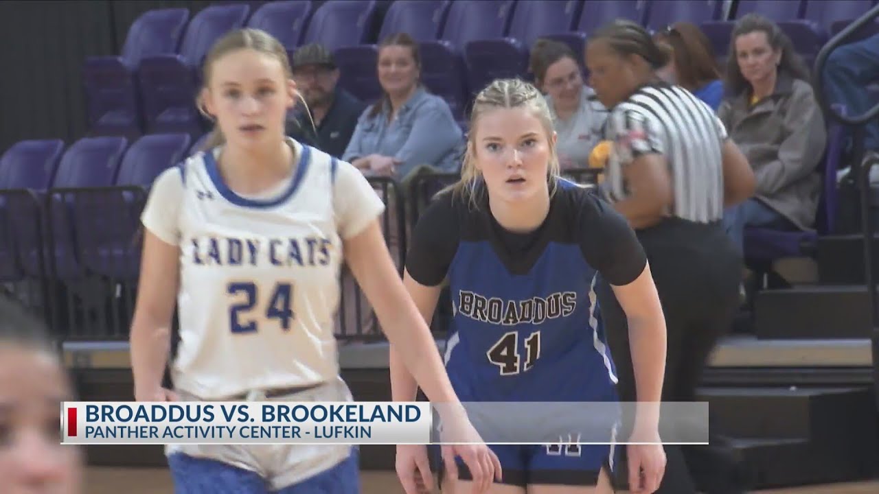 Broaddus Lady Bulldogs beat Brookeland 56-50 in regional final rematch