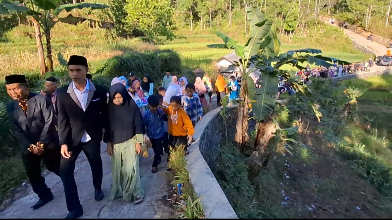 Panjang Banget Lautan Manusia Jajap Pengantin Di Kampung Terpencil Jawa Barat, Garut Selatan