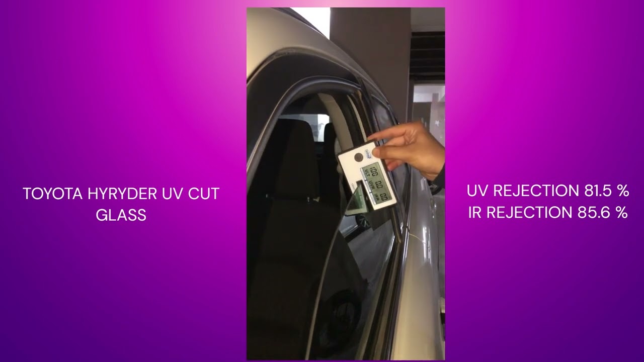 UV cut car glass Vs normal car glass