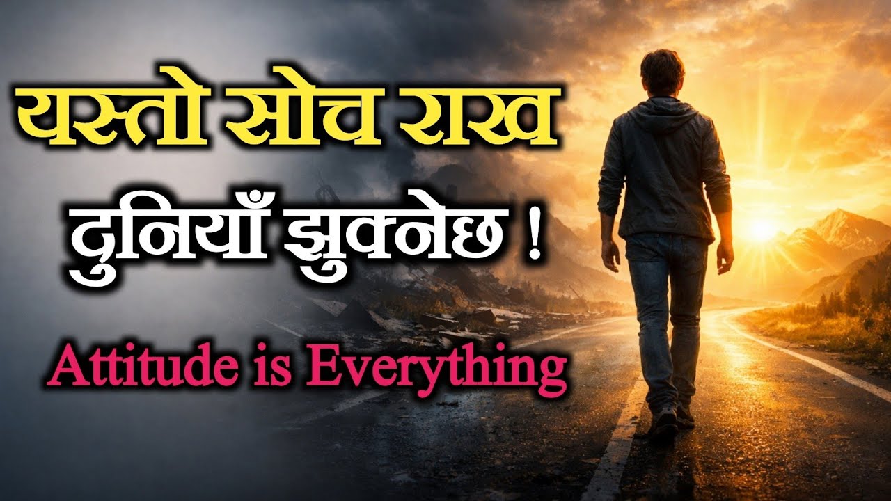 सधैं यस्तो सोच राख्नुस् कि दुनियाँ तपाईको अगाडी झुक्नेछ!! Make Your Attitude like King 👑