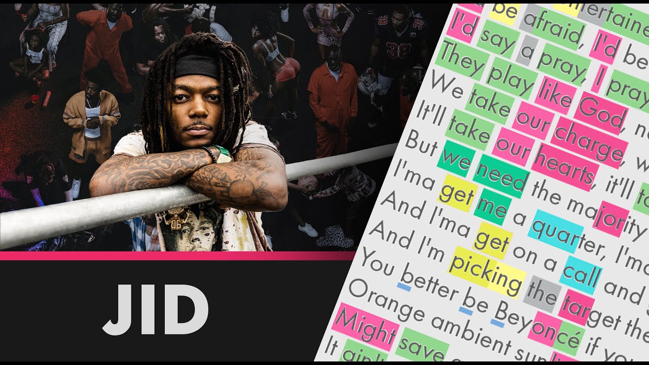 JID - Raydar - Lyrics, Rhymes Highlighted (405)