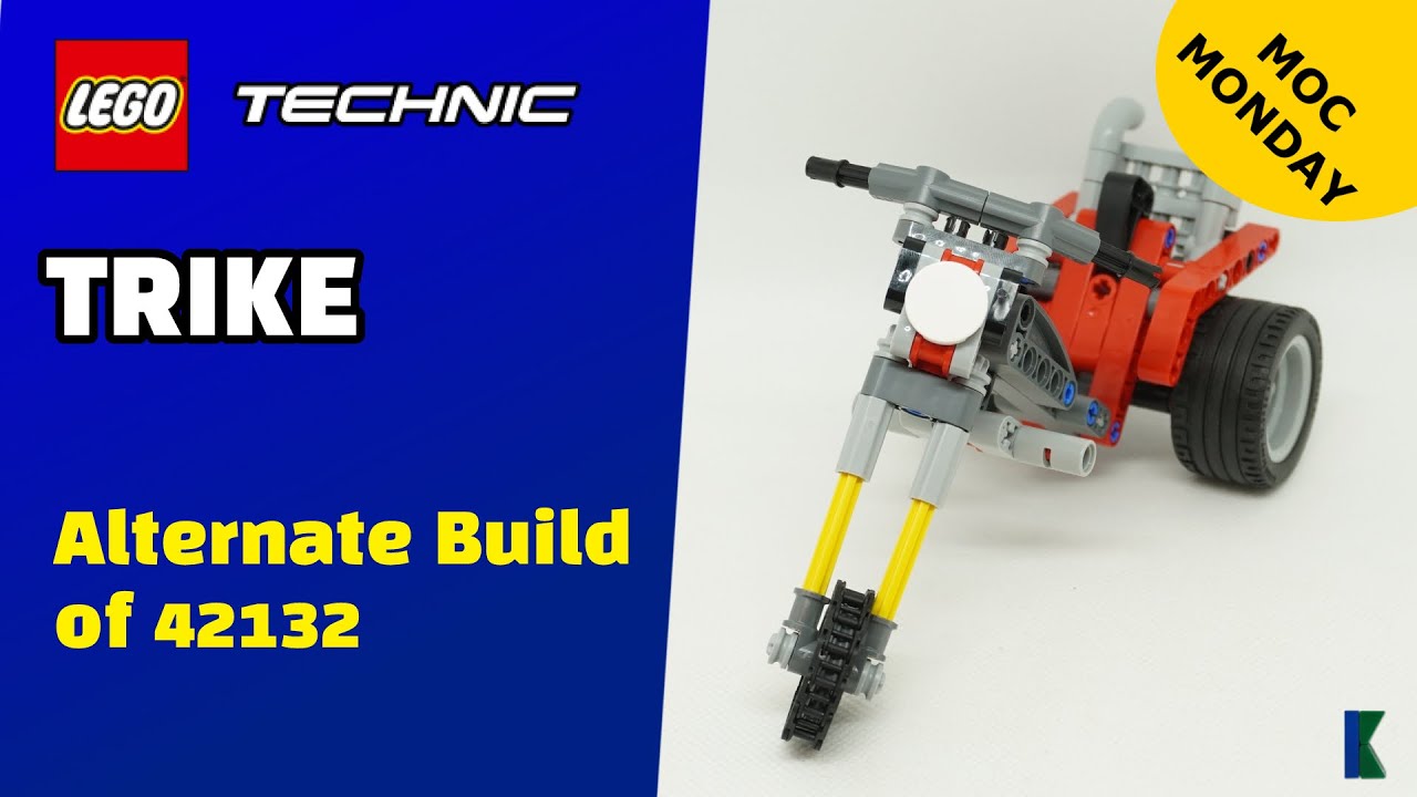 Lego Technic Trike |  MOC by Little_Thomas | Stop Motion Build | 42132 Alternate