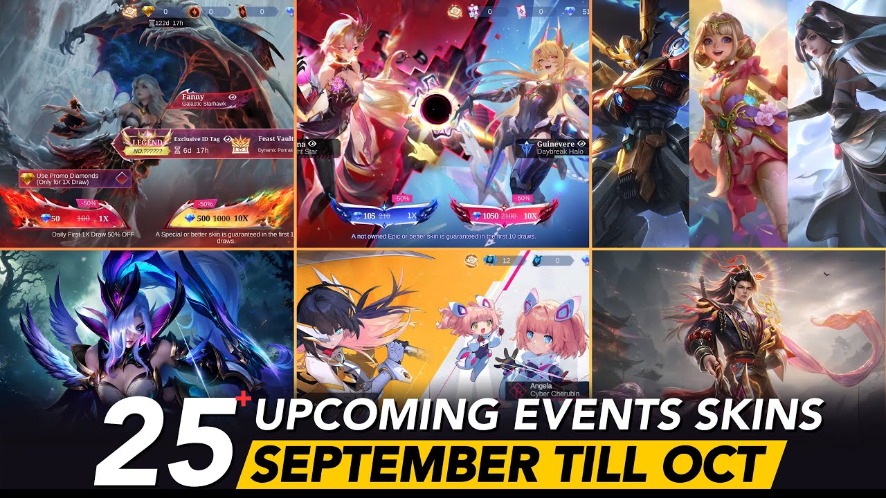 SEPT-OCT ALL 25 EVENTS|KAGURA LEGEND RELEASE DATE| ASPIRANTS 2.0 & 5.0 RELEASE DATE|CREATE SKIN 