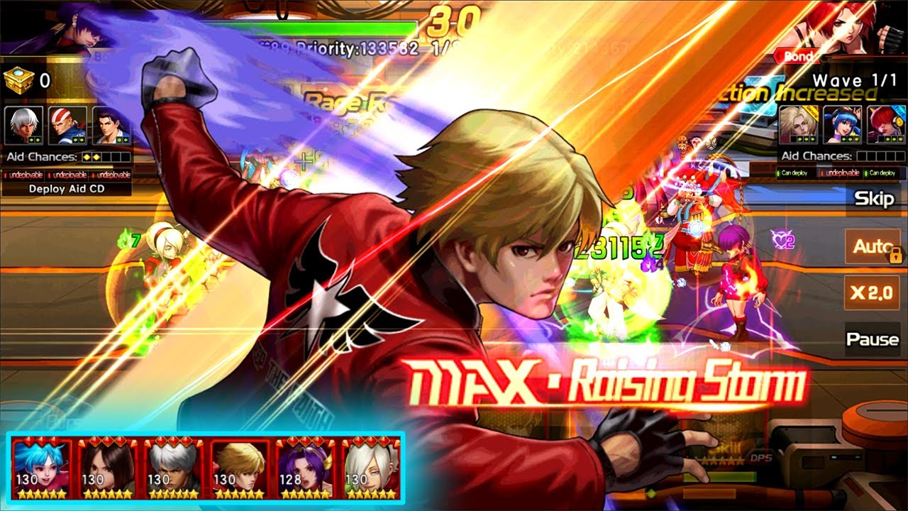 Rock Howard XV in Global Arena with meta team - Arena Battle - KOF 98 UM OL Global Version.