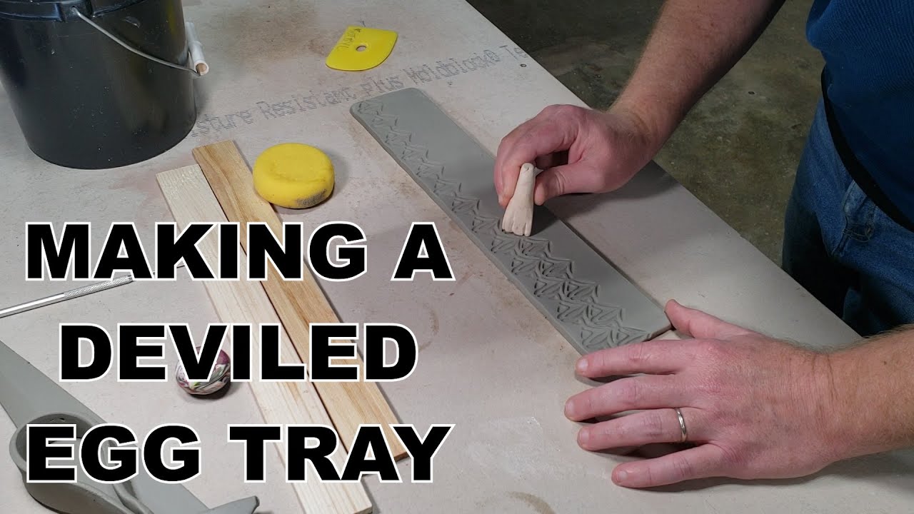 How to Make a Deviled Egg Tray - Ceramics Handbuilding