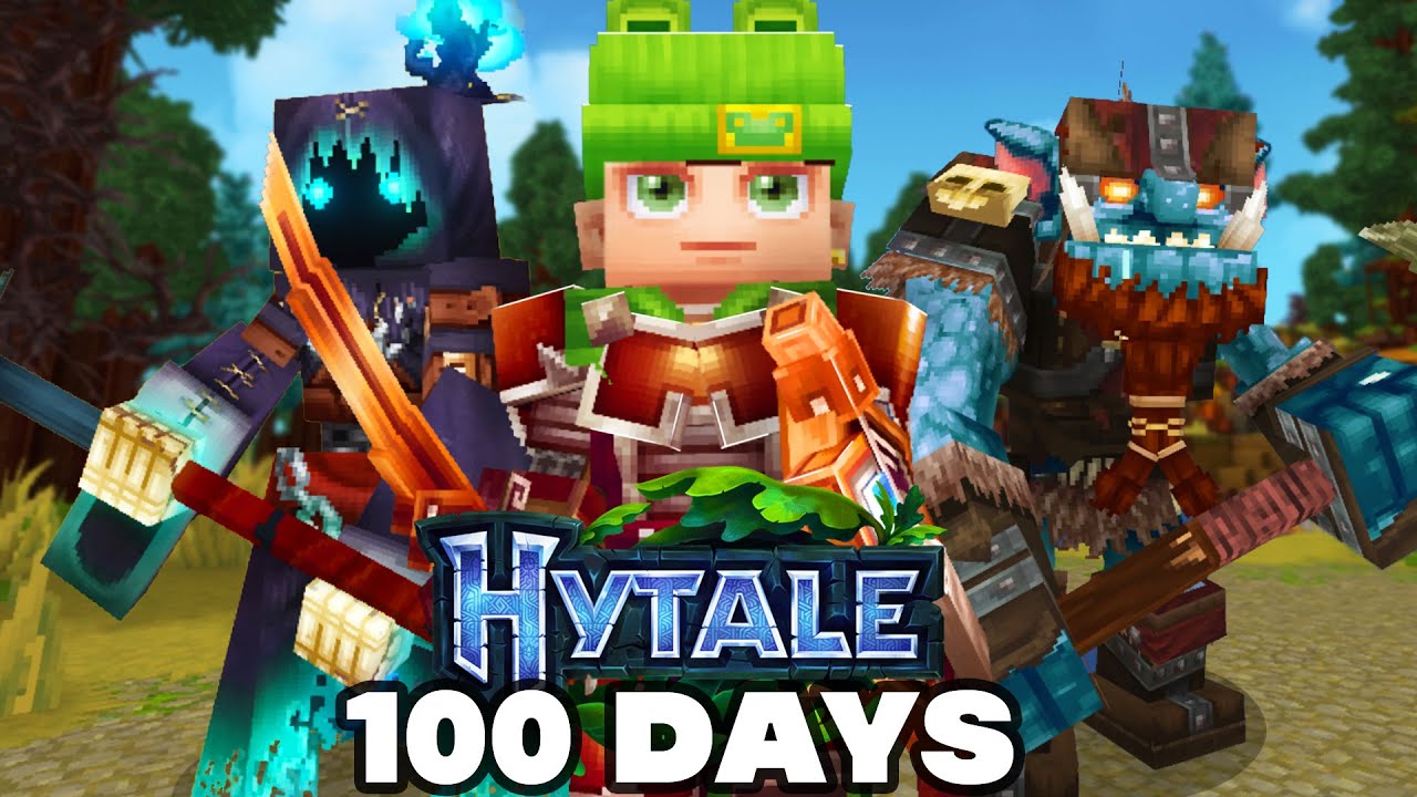 I Survived 100 Days in Hytale