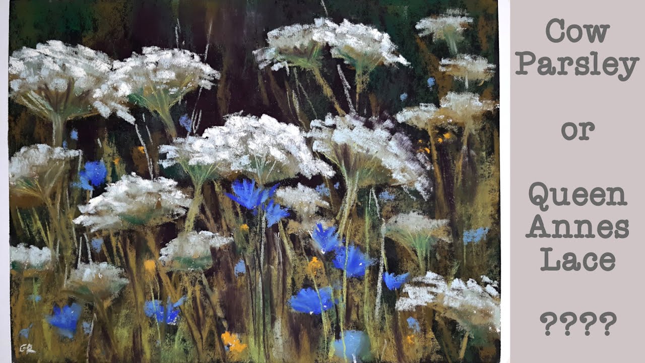 Easy method for painting flowers: Soft Pastel tutorial