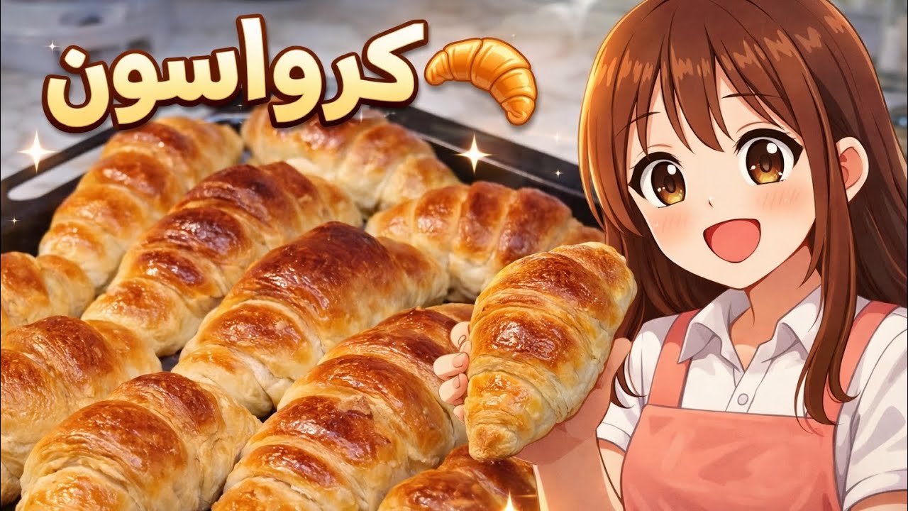 كرواسون هش وذهبي من أول مرة 🥐|La meilleure recette de croissants maison🥐