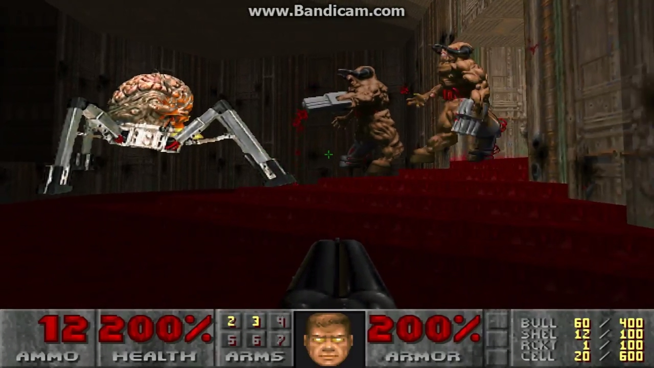 Doom 2: 3 Cyberdemons Vs. 1 Spider Mastermind
