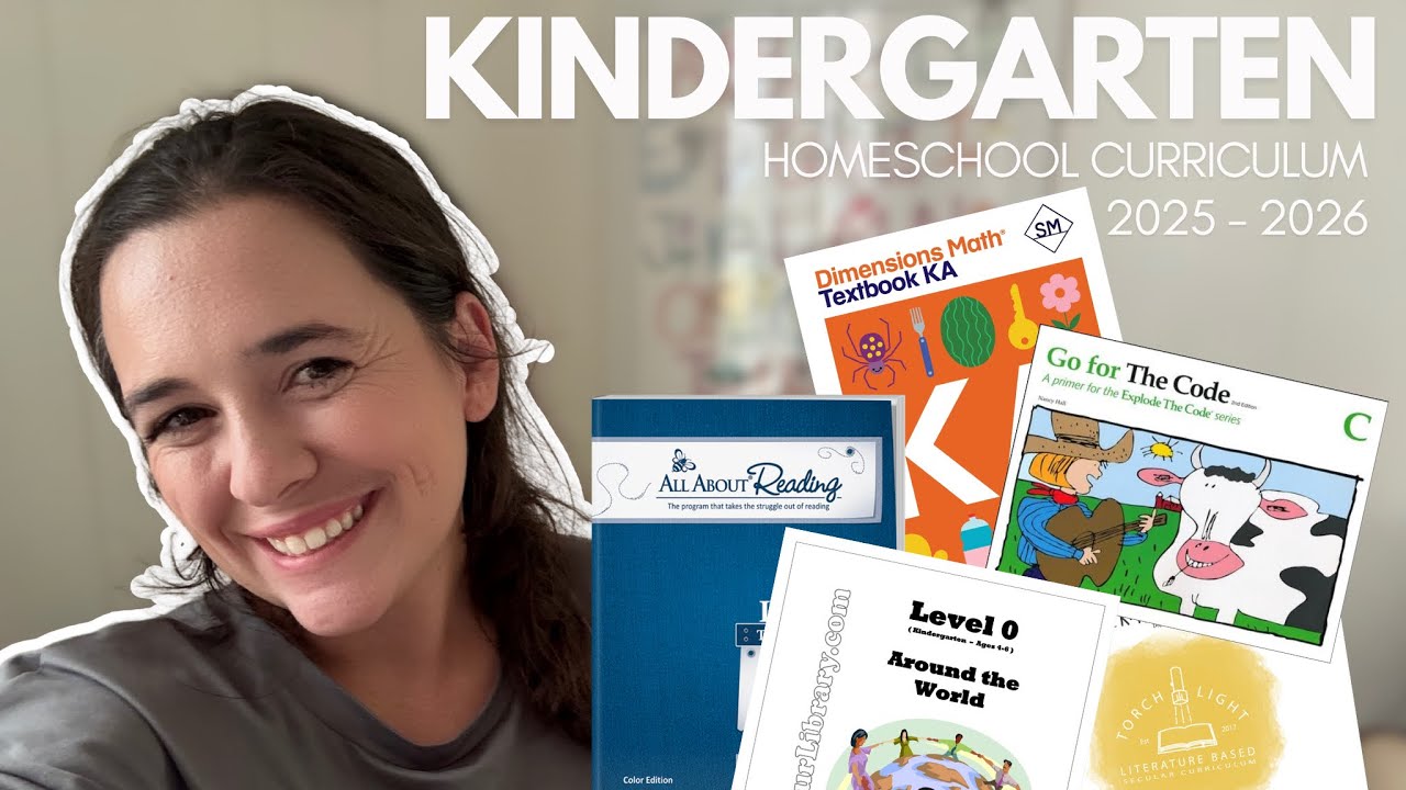 Kindergarten homeschool curriculum picks!