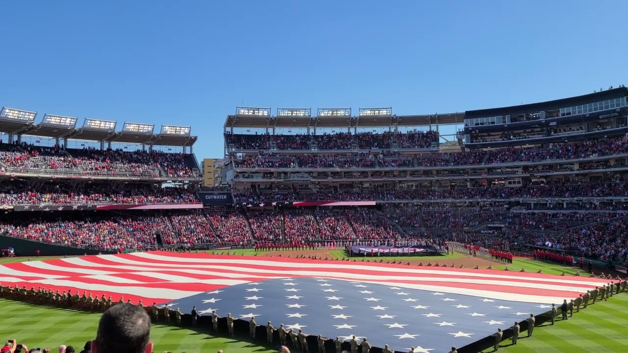 National Anthem Performance for Opening Day 2025 at Nationals Park