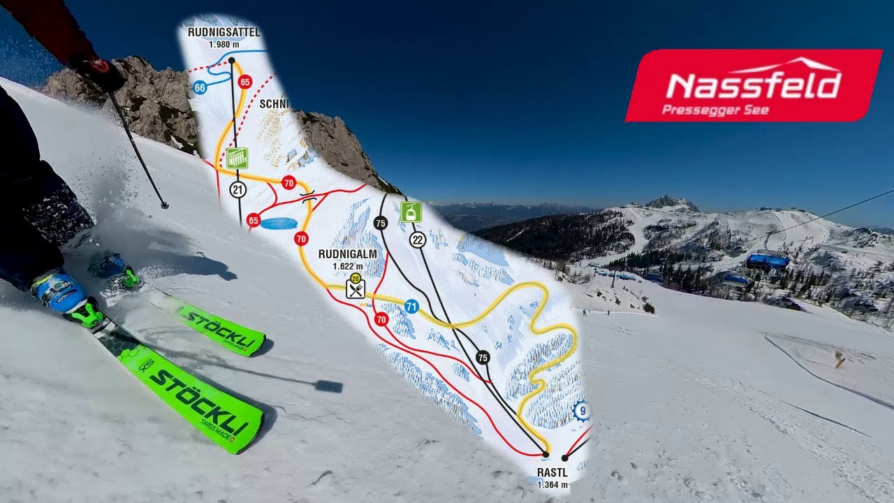 Nassfeld - Vom Rudnigsattel zum Rastl - Skiing Vibes