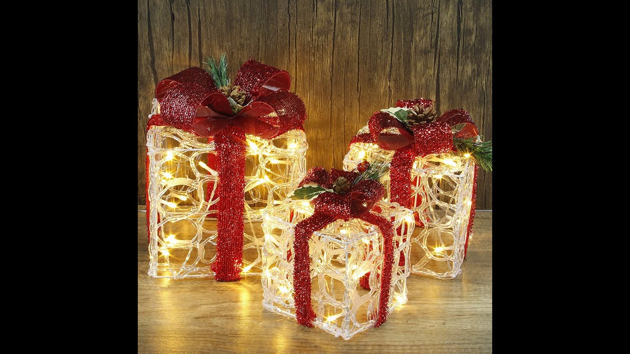 How to make gift box for Christmas