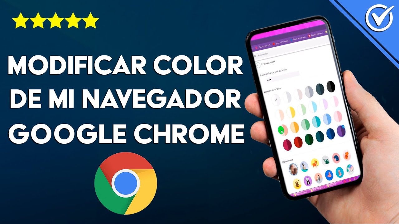 ¿Cómo modificar el color de mi navegador GOOGLE CHROME? - Desde móvil o PC