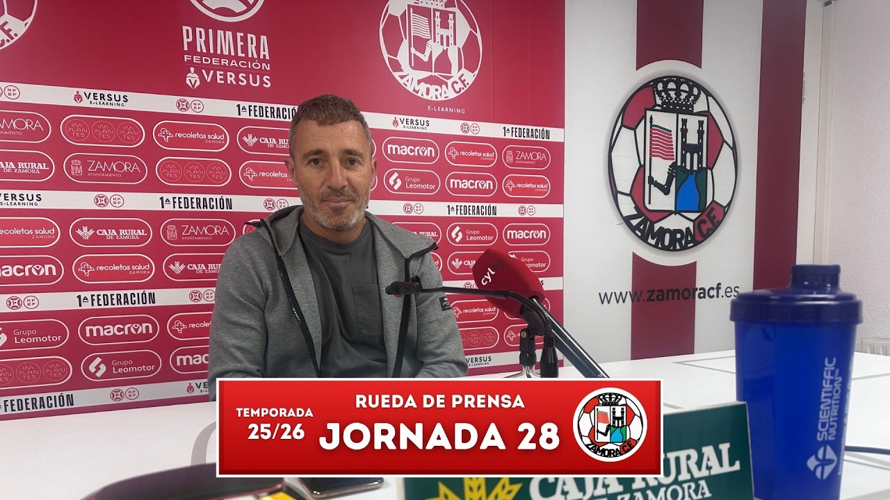 Rueda de prensa Jornada 28 - Óscar Cano