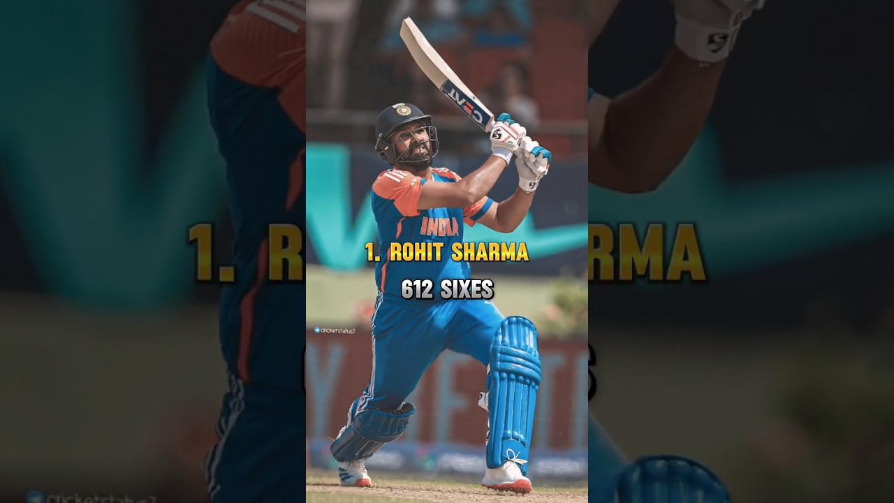 Top 10 Batsman With Most Sixes in International Career #shorts #shortsfeed #cricket #top