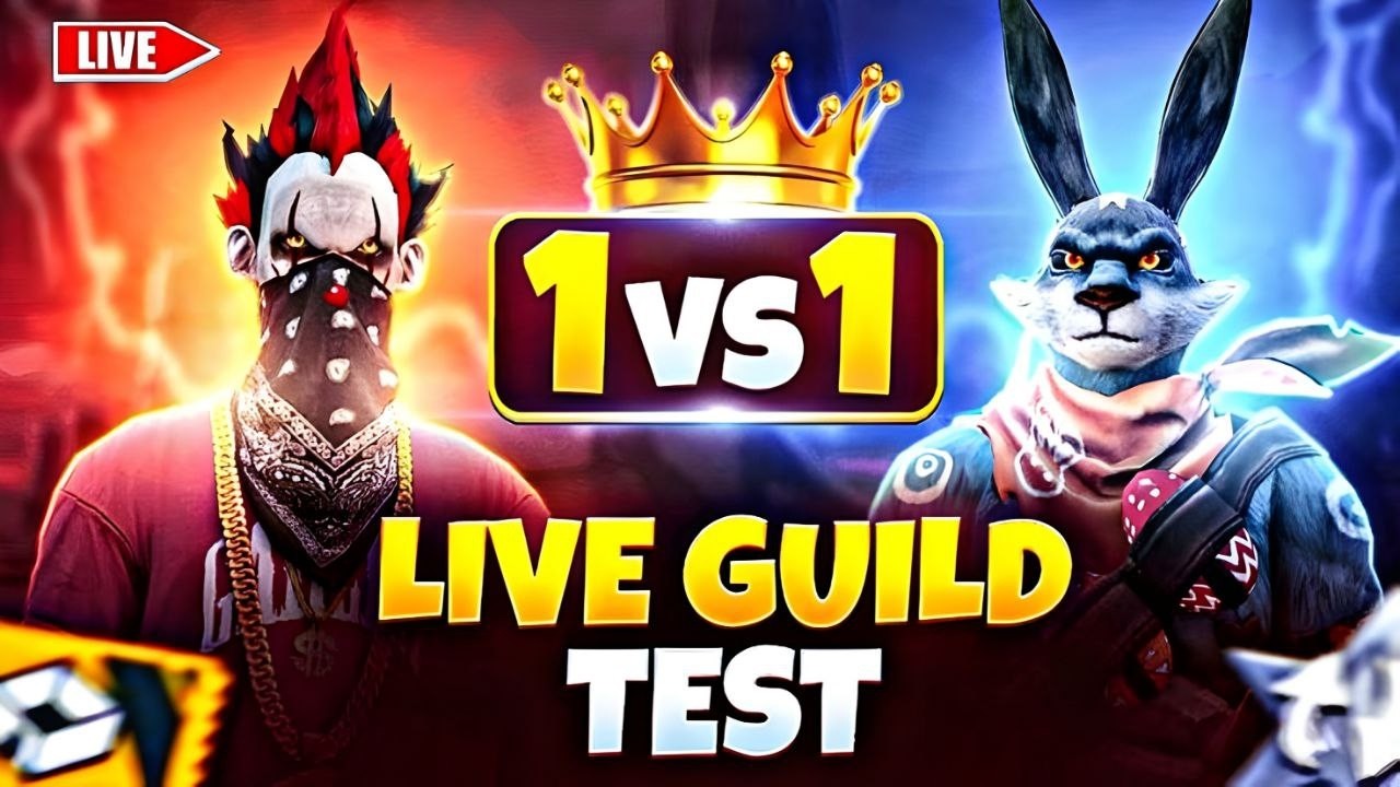 😈Guild test 1v4 Tabahi 🔴 Free Fire Live | Solo vs Squad Challenge | Giveway Custom #gulidtest #viral