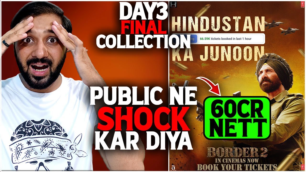 Border 2 Day 3 Blockbuster Box Office Collection | Border 2 Box Office Collection India | #Border2