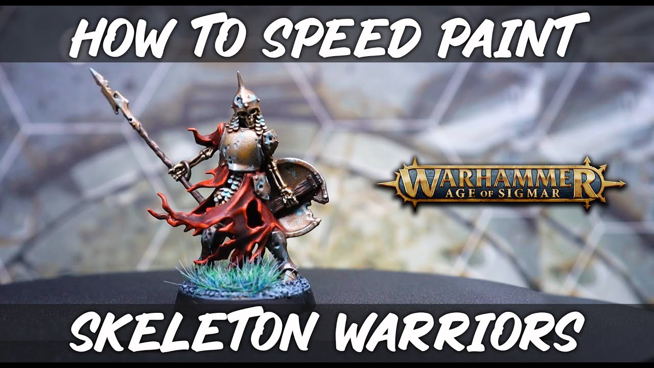 How to Paint Soulblight Gravelords Skeleton Warriors - Age of Sigmar