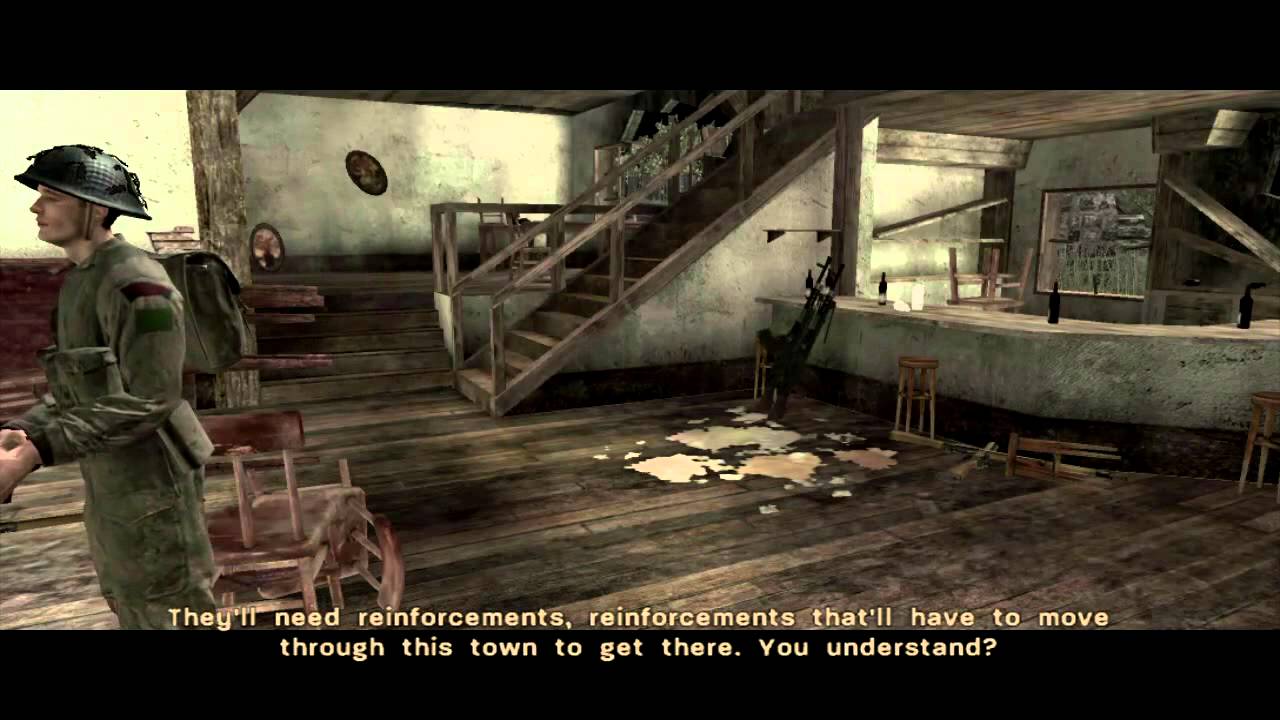 Call of Duty 3 (PS3) - Mission 12 - The Corridor of Death (normal difficulty)