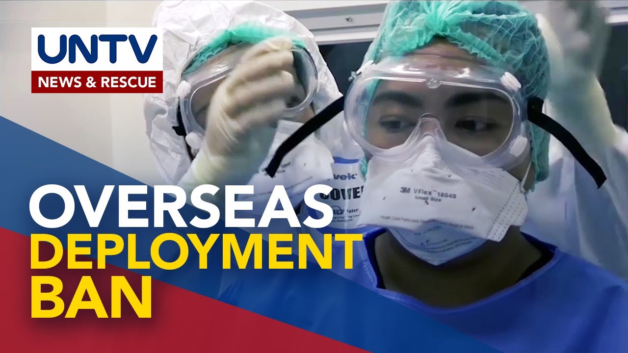 Suspensyon ng overseas deployment ng medical at health allied workers, pinagtibay ng IATF