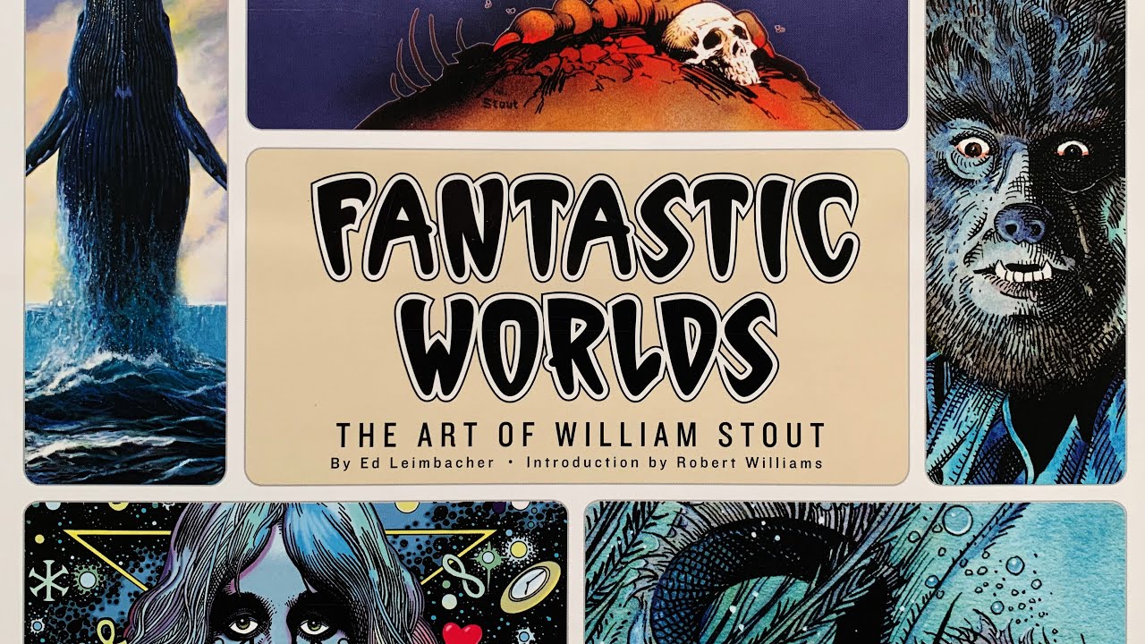 Fantastic Worlds: The Art of William Stout  (Flick Through / ASMR)