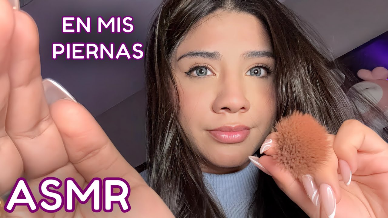 ASMR EN MI REGAZO ❤️/ ACARICIO tu CARITA / B3S0S ACOSTADO EN MI PIERNA