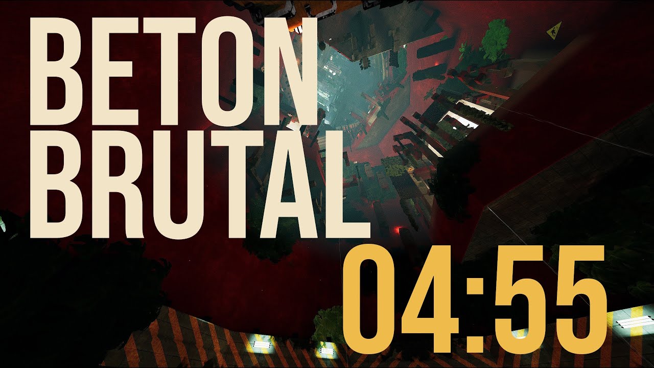 BETON BRUTAL Scout% Speedrun - 04:55 [WORLD'S FIRST SUB 5 SCOUT%]