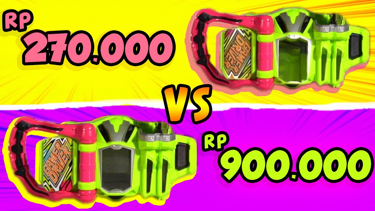 MURAH BANGET? MAINAN KAMEN RIDER EX-AID GASAMPE 300RIBU?! DX KAMEN RIDER EX-AID KW VS ORI