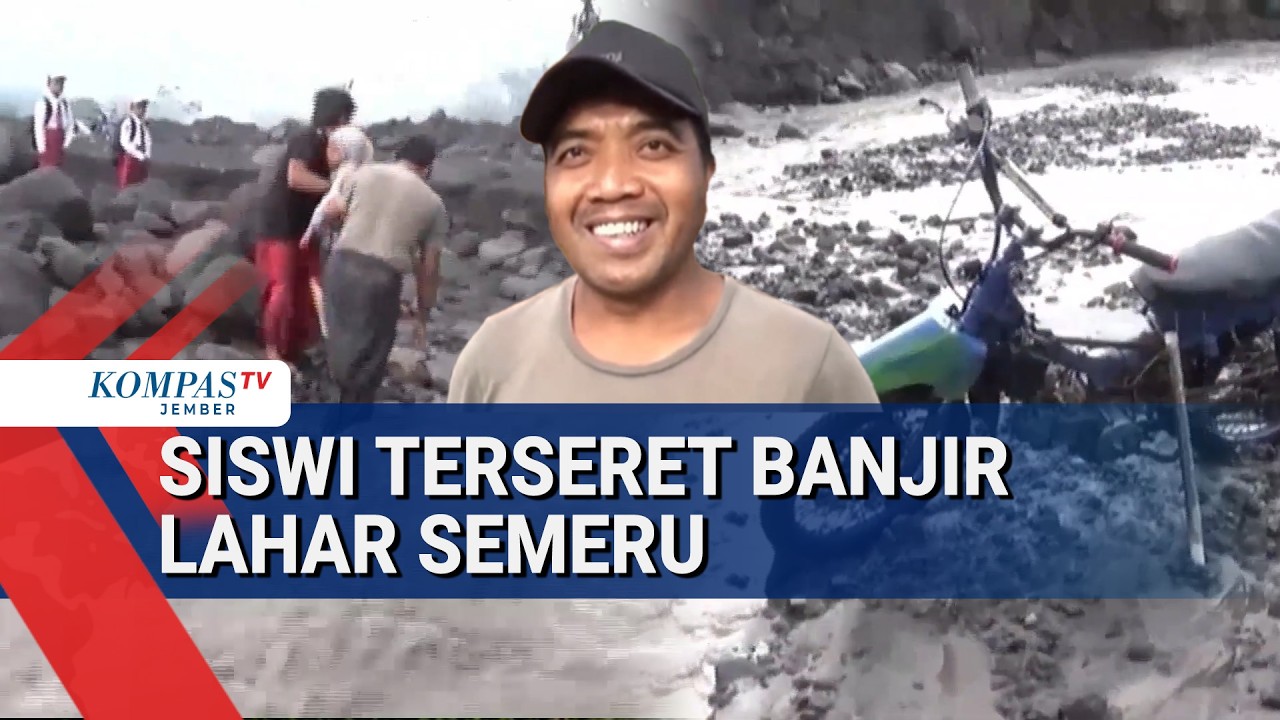 Siswi SD Terseret Banjir Lahar Semeru Saat Berangkat Sekolah