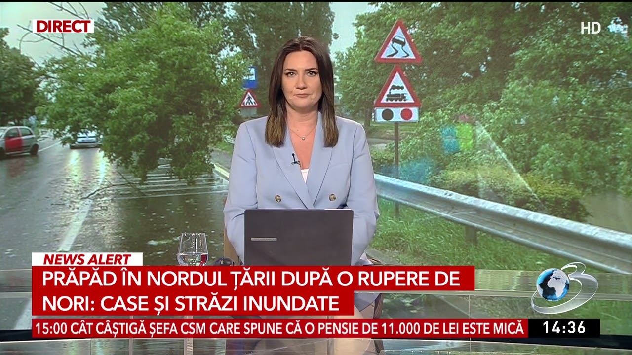 Prapad în nordul țării după o rupere de nori: case și străzi inundate