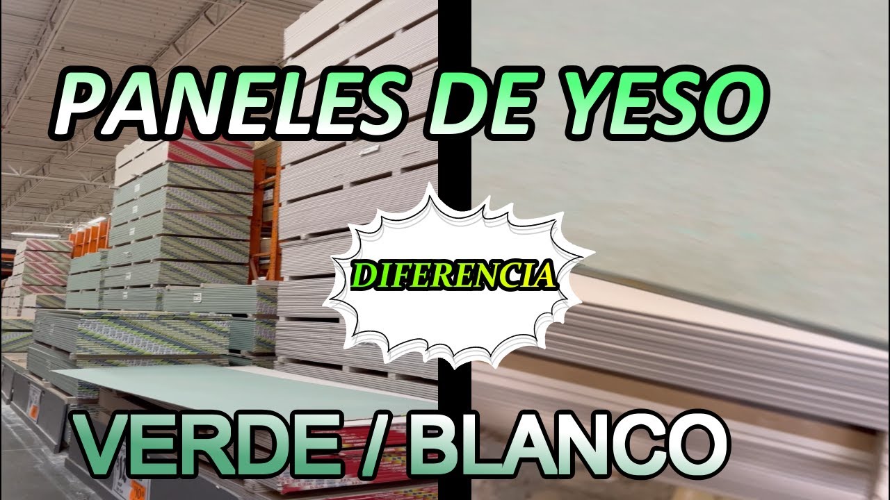 Versatilidad Estética: Paneles de Yeso en Verde y Blanco