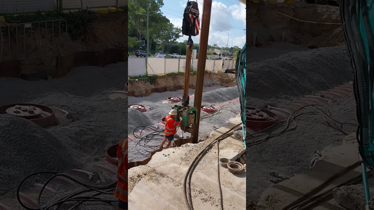 Mavtech Sheet Piling 7/11 Service Station sheet pile removal