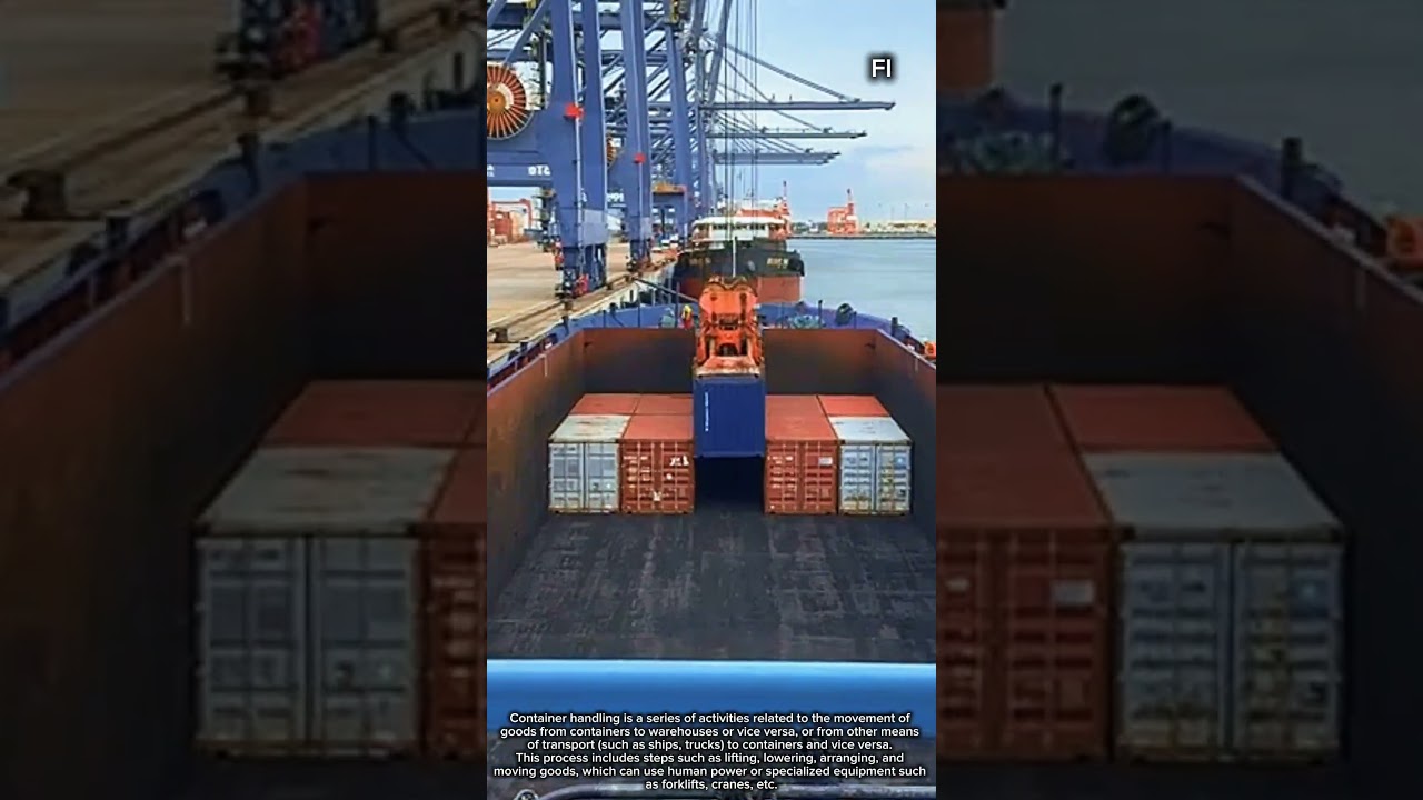 Container loading and unloading process