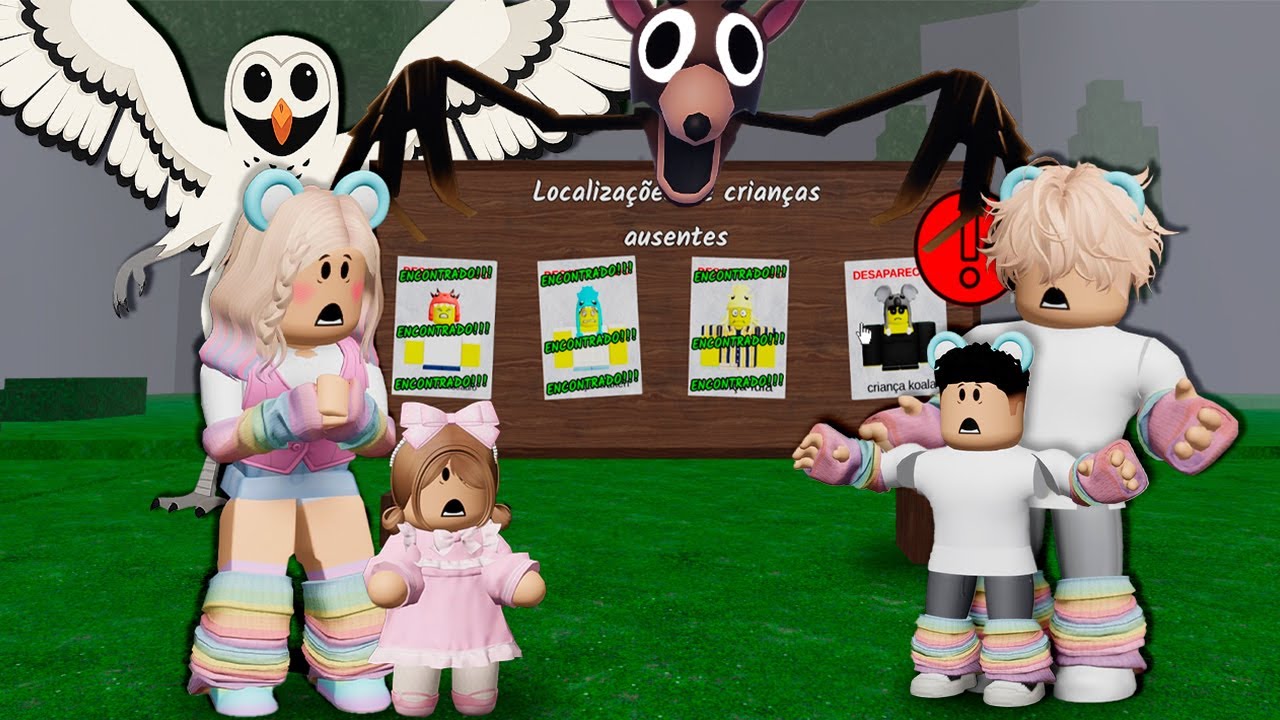 TENTANDO SALVAR TODAS AS CRIANÇAS em 99 NOITES PRA SOBREVIVER NA FLORESTA COM MINHA FAMÍLIA - ROBLOX