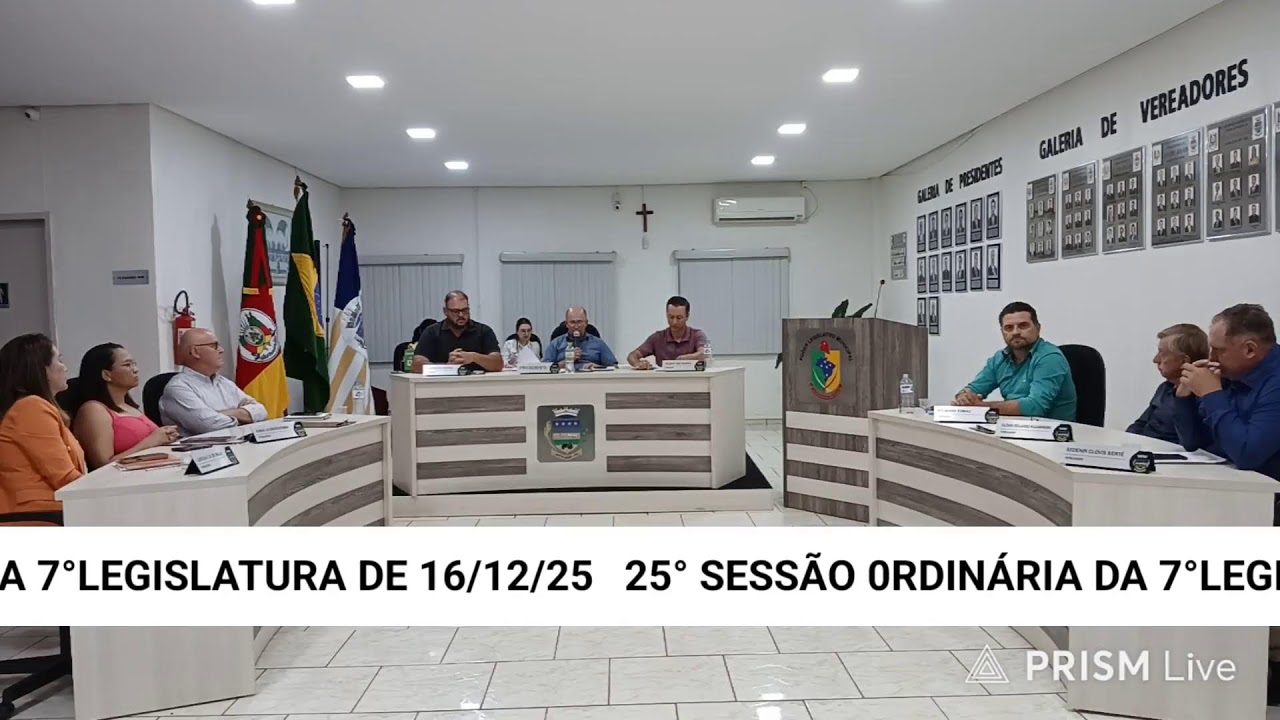 25° SESSÃO ORDINÁRIA