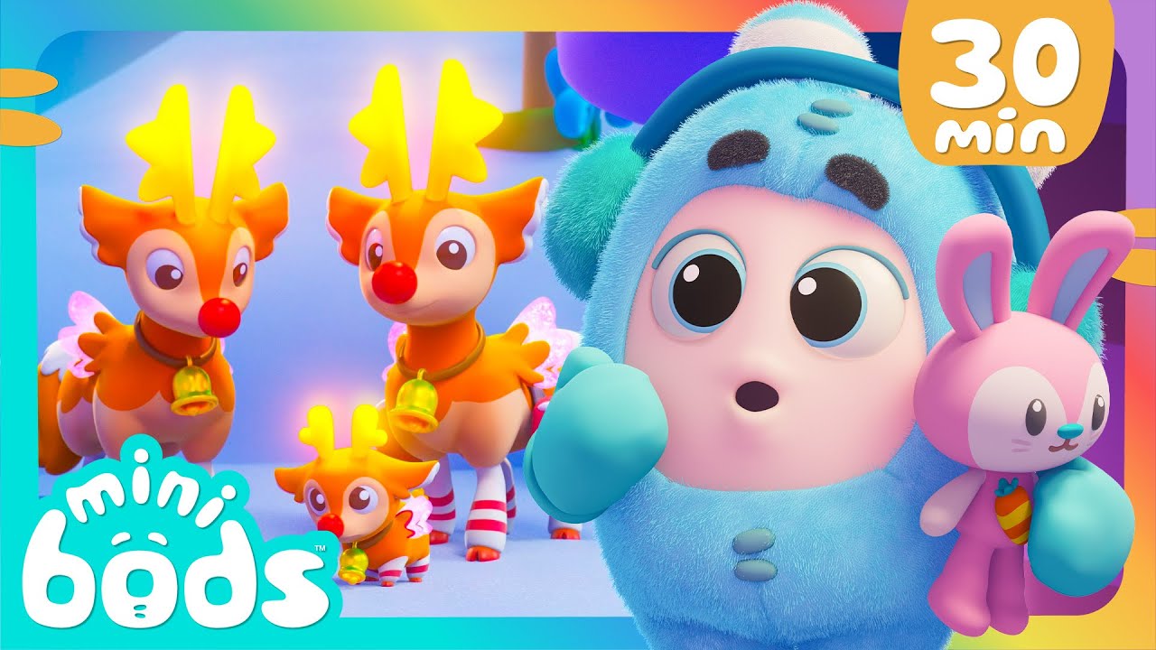 Magical Minibods Reindeer! | Christmas with Minibods | 30 Minutes of Minibods | Preschool Cartoons