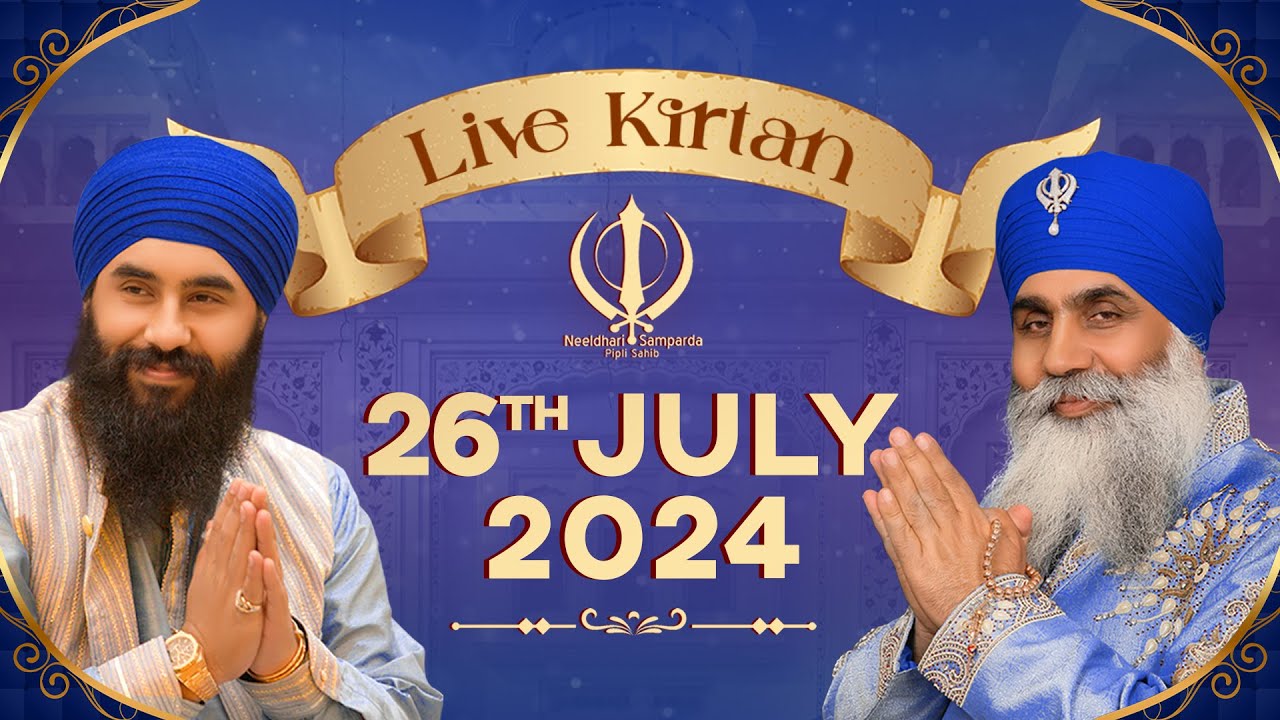 Live Kirtan from MGC | 26Jul24n | Neeldhari Samparda | Bhai Nirmal Singh Ji Khalsa