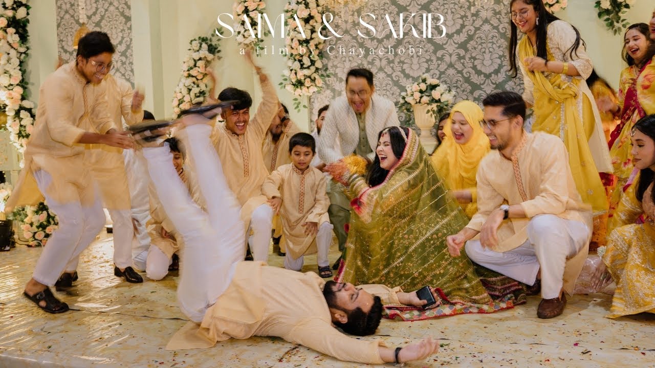 A Holud celebration full of fun for Saima and Sakib || Sencha Green - 