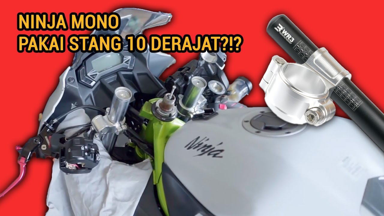NINJA 250 SL GANTI STANG WR3 #ninjamono #ninja250sl